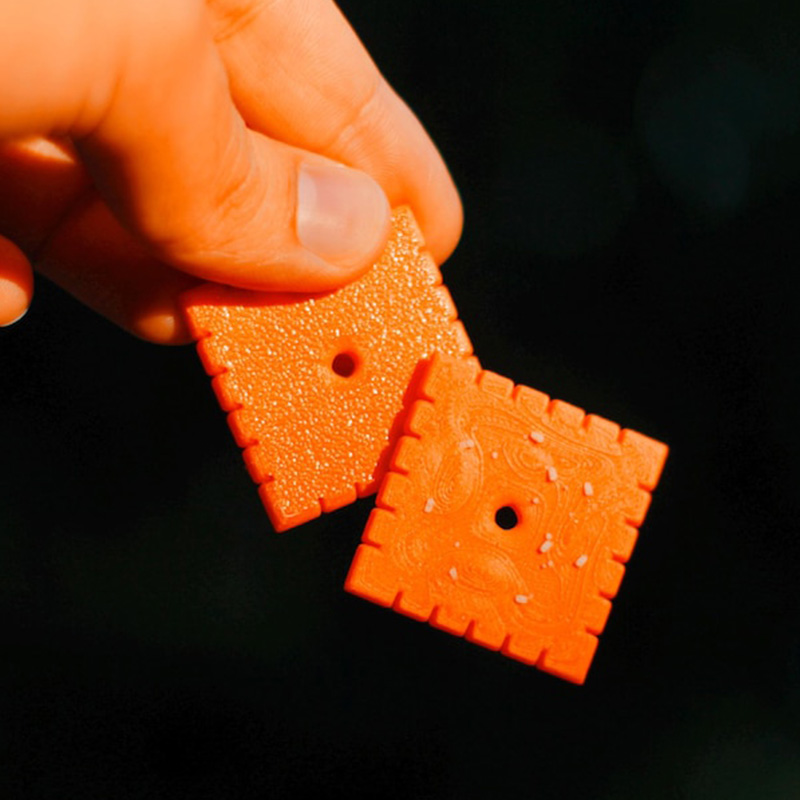 Cheez It Cracker Fidget Slider 3D Printed Collectible