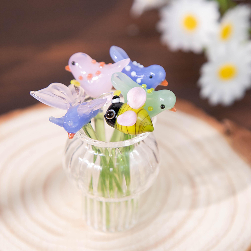 Personalized Handmade Glass Bird Mini Eco-friendly Handmade Home Decoration