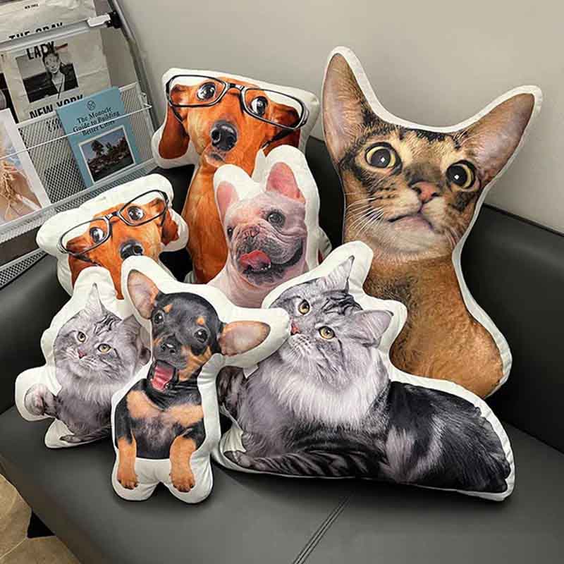 Personalized Pet Lover Photo My Beloved Fur Baby Throw Pillows