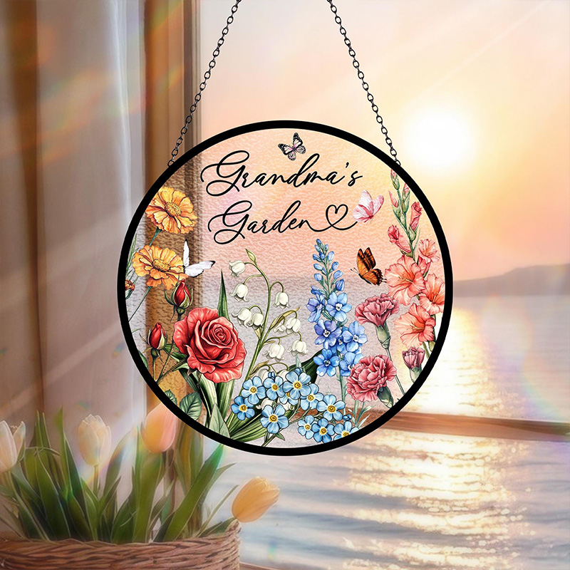 [Copy]Personalized Baseball Stained Glass Suncatcher with Player Silhouette 