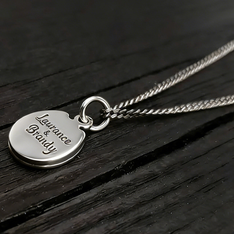 Personalized Vintage Barefoot Horse Hoof Necklace in Solid Necklace Gift for Equestrain Lovers