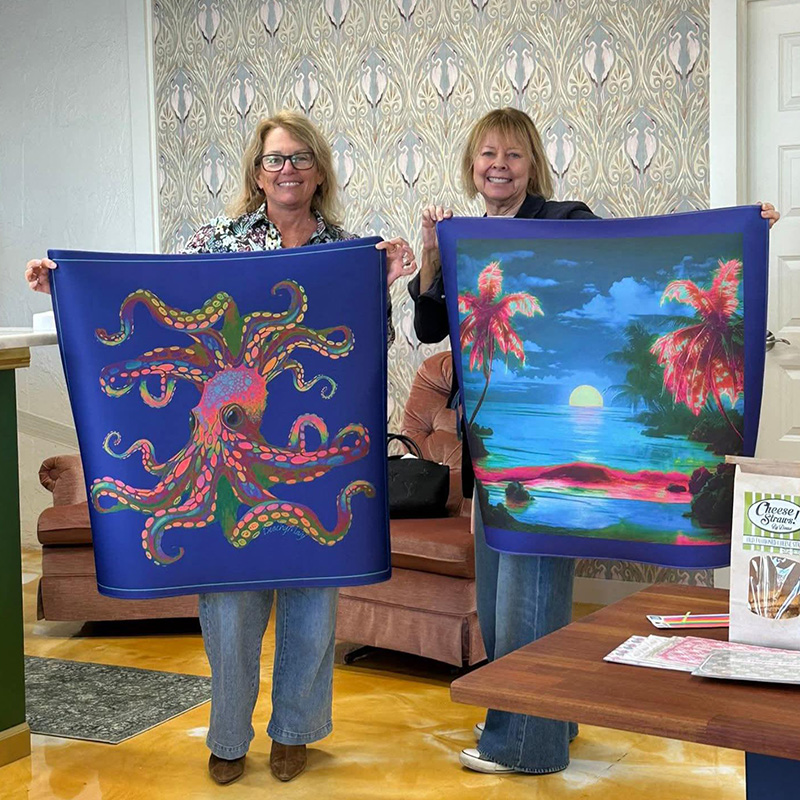 Personalized Octopus Mahjong Mat Non-Slip Roll Up Play Mat Luxury Floral Game Board for Mah jongg Lovers