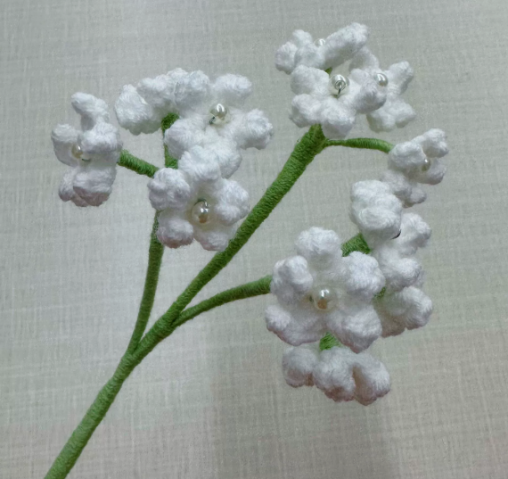 Personalized Crochet Flowers Bouquet Pink Purple Blue Gift for Wife Girlfriend Gift for Her Valentine's Day Birthday Gifts for Bestie