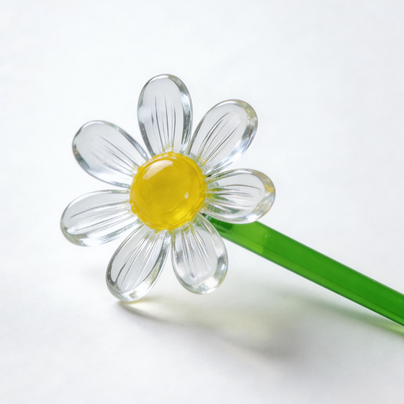 Handmade Glass Birth Month Flower Snowdrop Rose Larkspur Gift For Mom Family Birth flower Bouquet