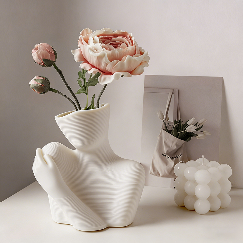Personalized Nordic Woman Body Vase 3D Printed Elegant and Noble Home Decor Gift for Her