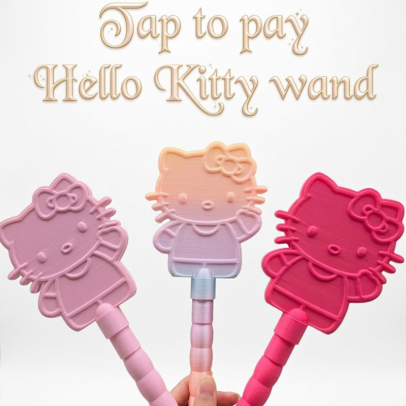 Tap to Pay Kitty Wand - Kawaii Magic Wand Payment Stick for Contactless Cards | Cute Gift for Kittty loves, Princess Aesthetic, Viral Wand