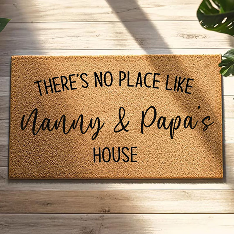 Personalized Grandparents Welcome Mat New Home Gift Housewarming Wedding Gift for Couples Christmas Gift for Family