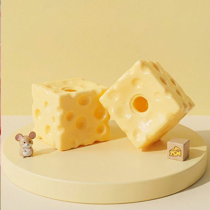 Giant Cheese Vaseline Moldable Non-Rebound Squishy Ball - Stress Relief Gift for Weak Hands