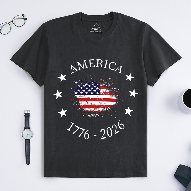 USA 250th Anniversary Tee America 1776 2026 Shirt Stars Stripes 250 Years Freedom T-shirt