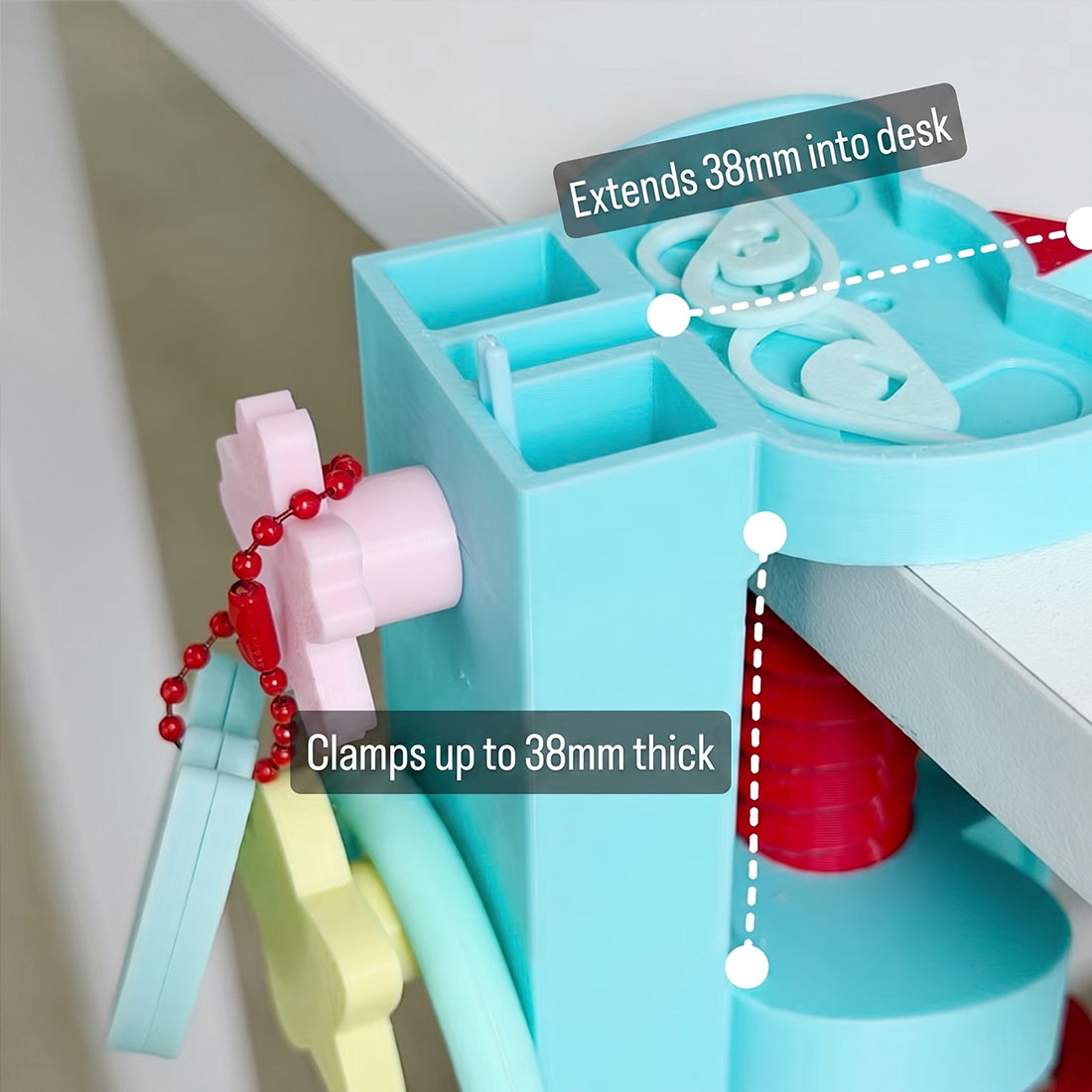 Elephant Desktop Clip Fixing Clip Desktop Storage Hook Student Dormitory Elephant WireCutter