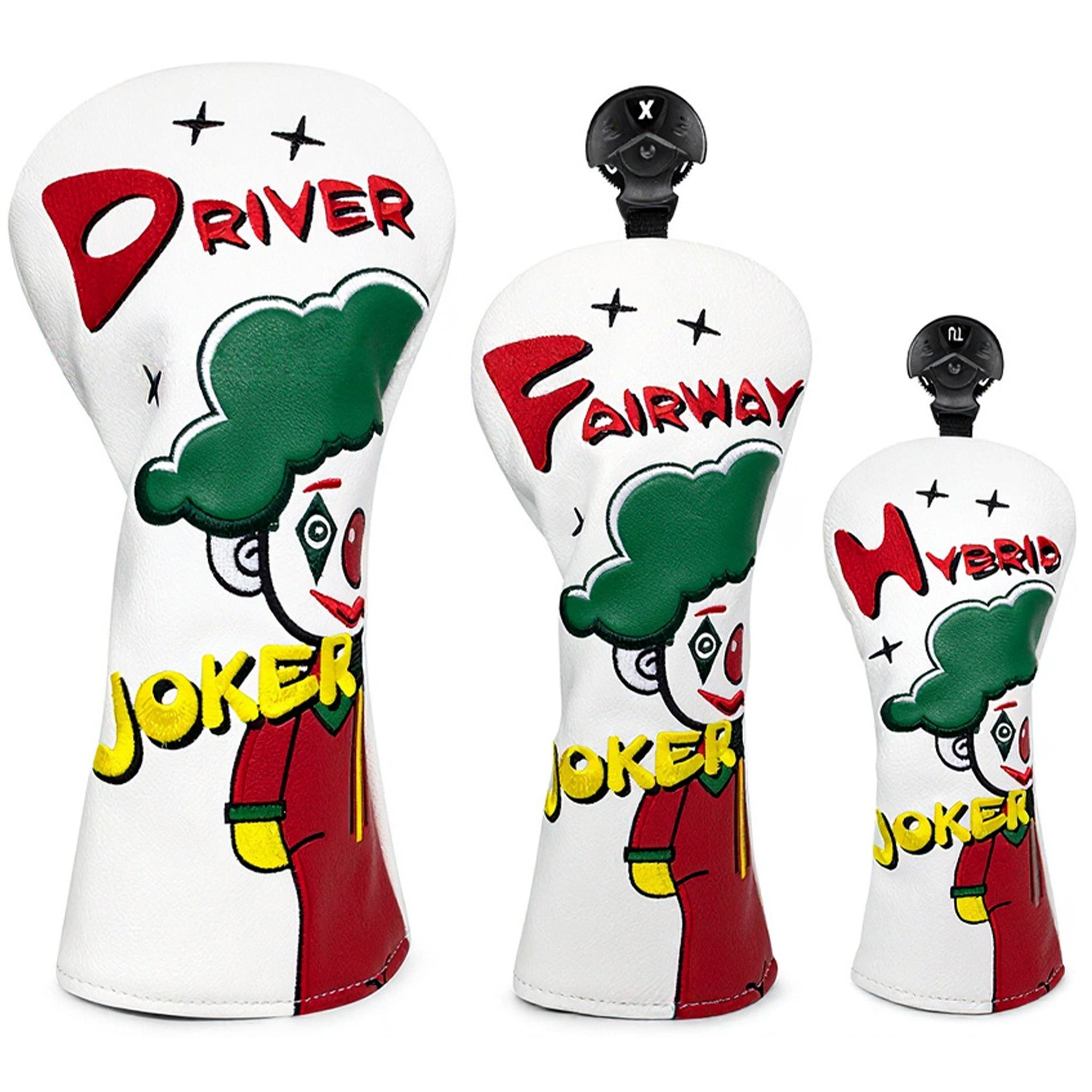 Golf Club Headcovers Set 5 Styles Gift for Golf Lovers