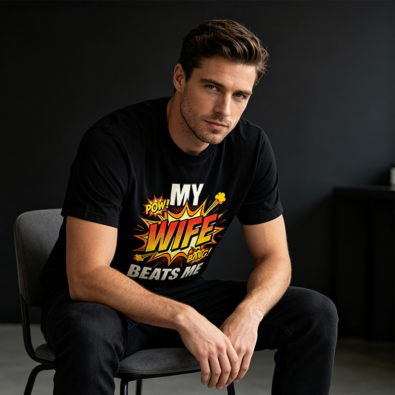 Personalized My Wife Beats Me Shirt Vintage Husband And Wife Shirts Husband Shirt For Men Funny Husband Gift