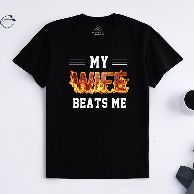 Personalized My Wife Beats Me Shirt Vintage Husband And Wife Shirts Husband Shirt For Men Funny Husband Shirt Funny Husband Gift
