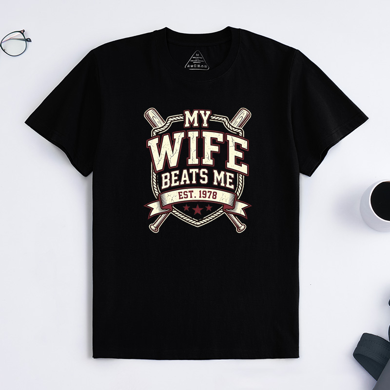 Personalized My Wife Beats Me Shirt Vintage Husband And Wife Shirts Husband Shirt For Men Funny Husband Shirt Funny Husband Gift