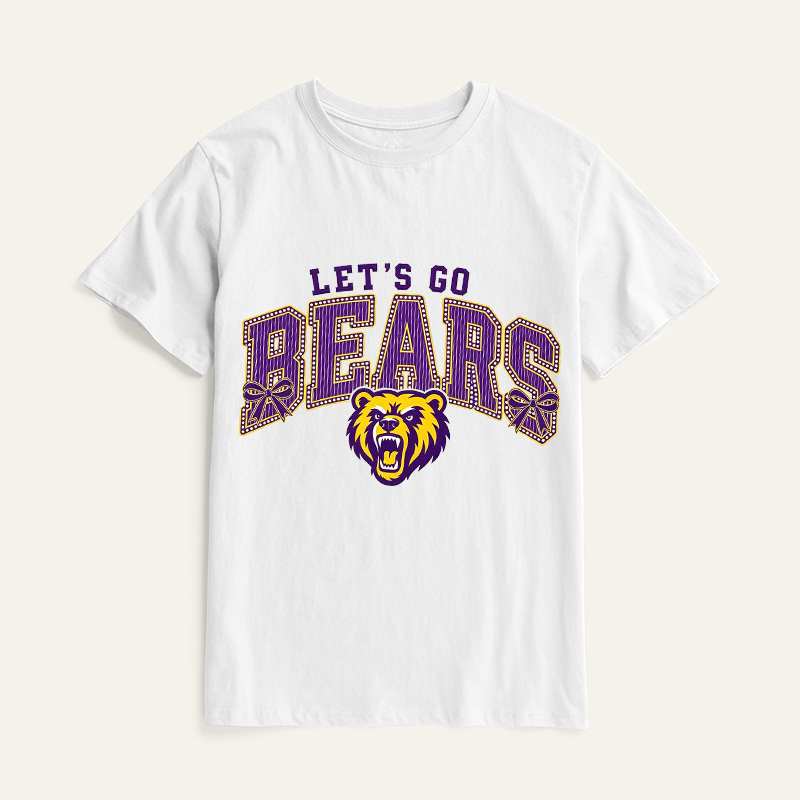 Personalized School Mascot Classic T-Shirt Let's Go Team School Spirit Team Back To School Gift