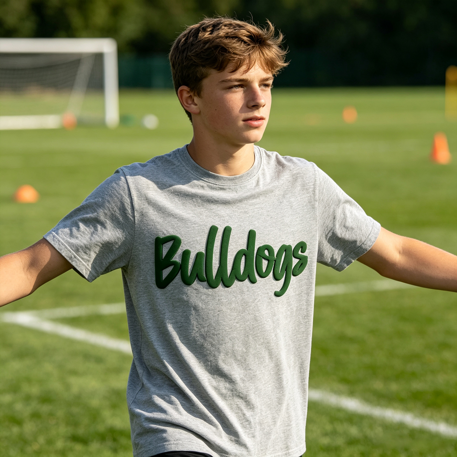 Personalized School Mascot Classic T-Shirt Custom Mascot Name and Color Back to School Team Spirit Shirt