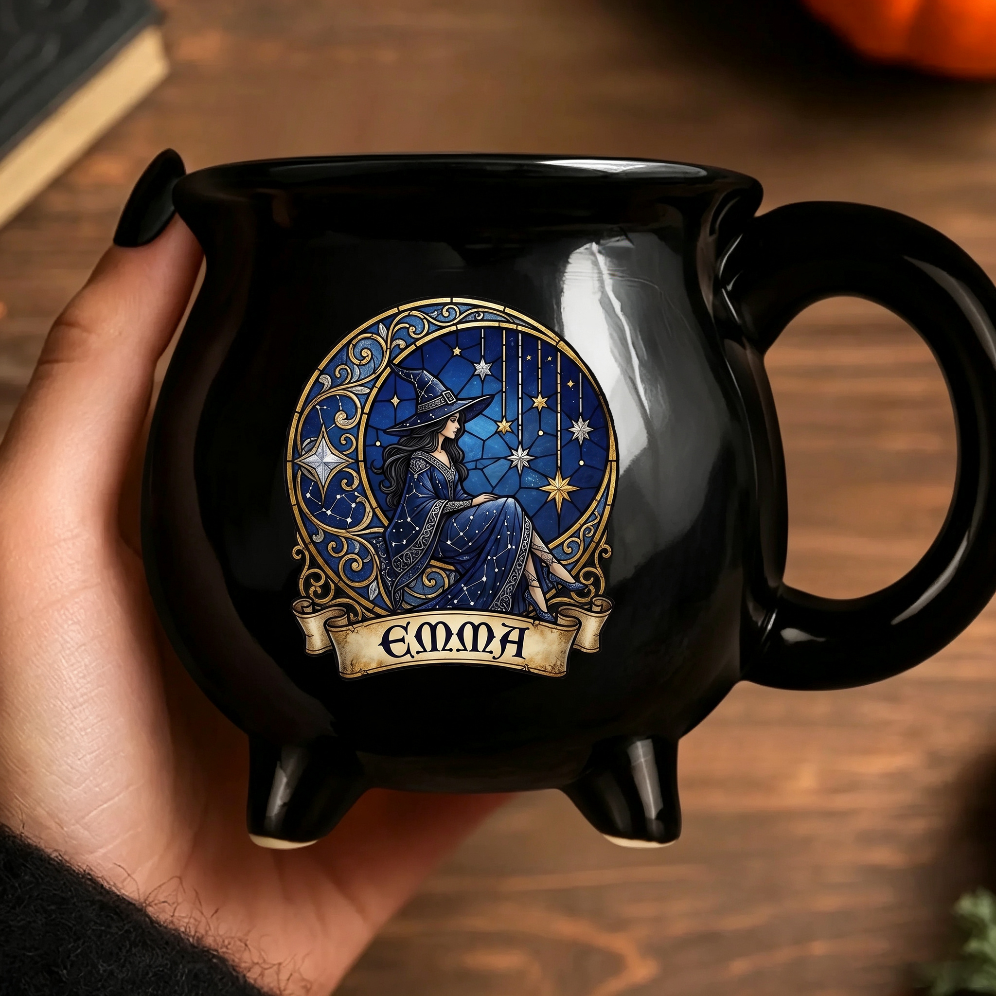 Personalized Witchy Cauldron Coffee Mug Halloween Gifts For Witch  Moonlit Witch Vibes