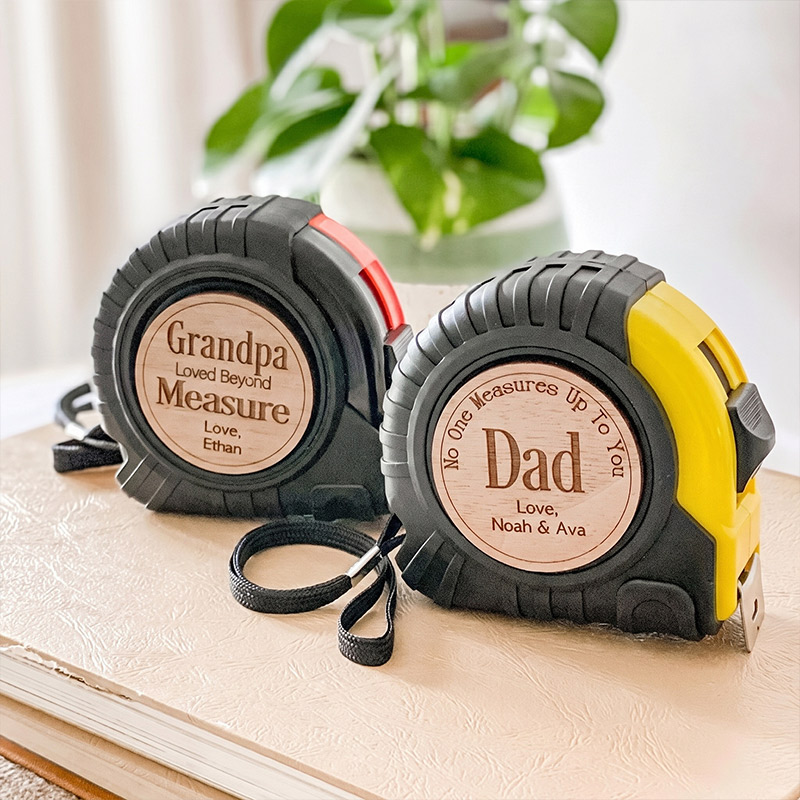 Personalized No One Measures Up Tape Measure Engraved Tape Measure Dad Birthday Gift from Kids Custom Gift for Dad