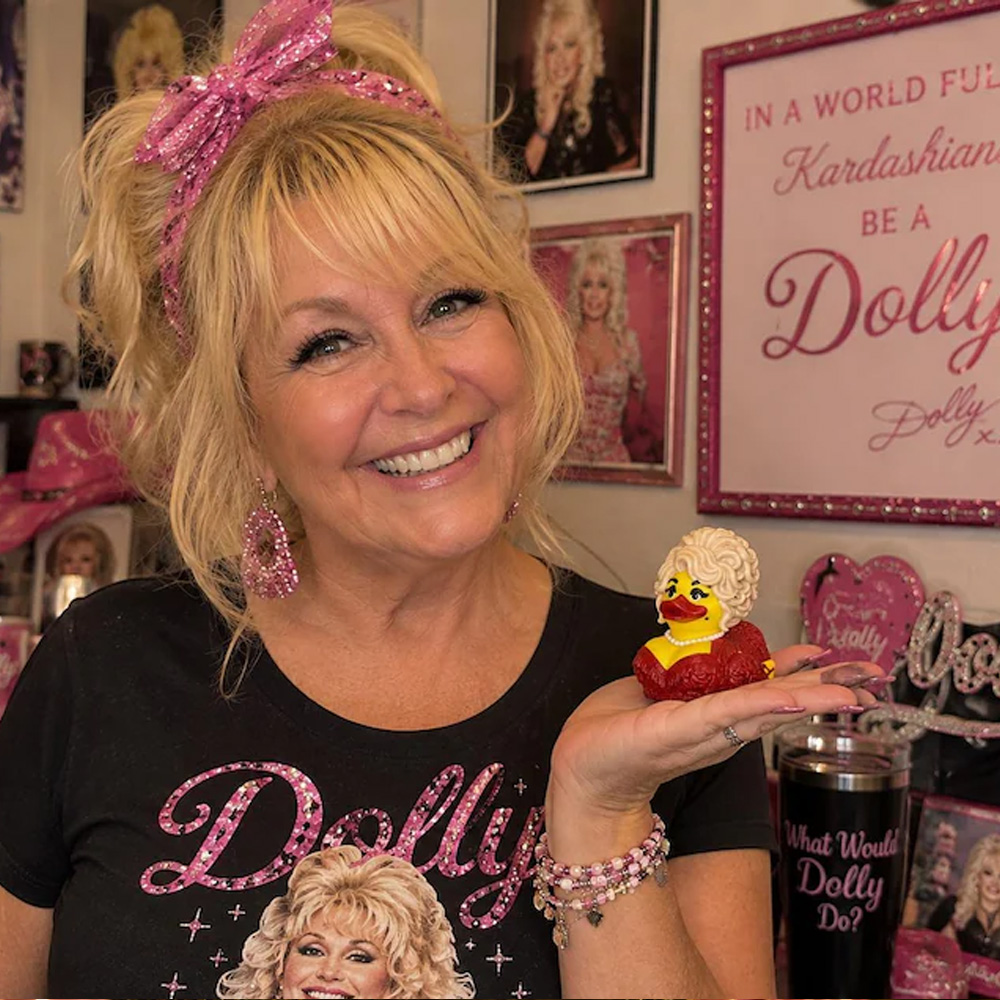 Dolly Parton Duck 3D Printed Dolly Duck Country Music Dashboard Duck Dolly Parton Gift