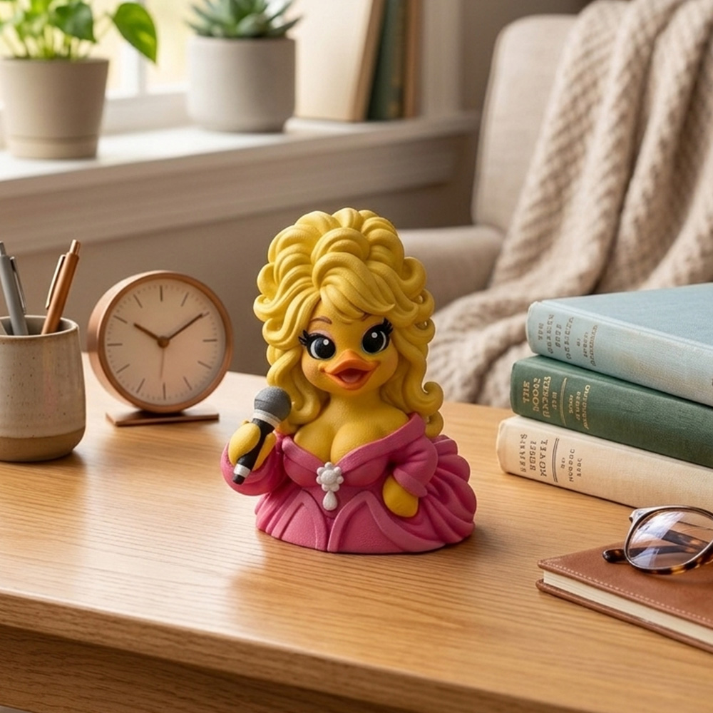 3D Printed Country Star Elegant 3D Character Art Toy