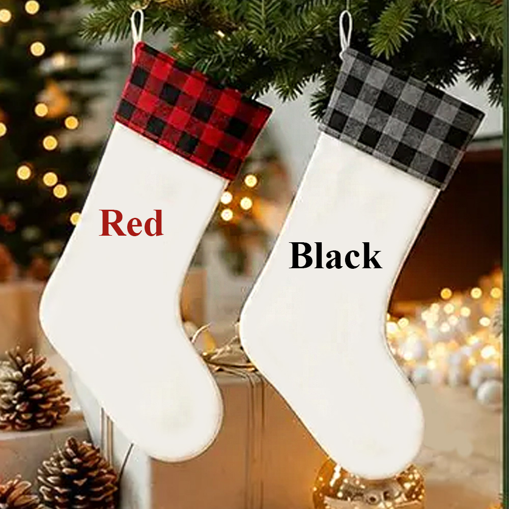 Personalized Pet Christmas Stockings Custom Pet Name Santa Hat Stockings For Dogs Puppy Lovers Family Fireplace Mantel Holiday Decor Xmas Gift
