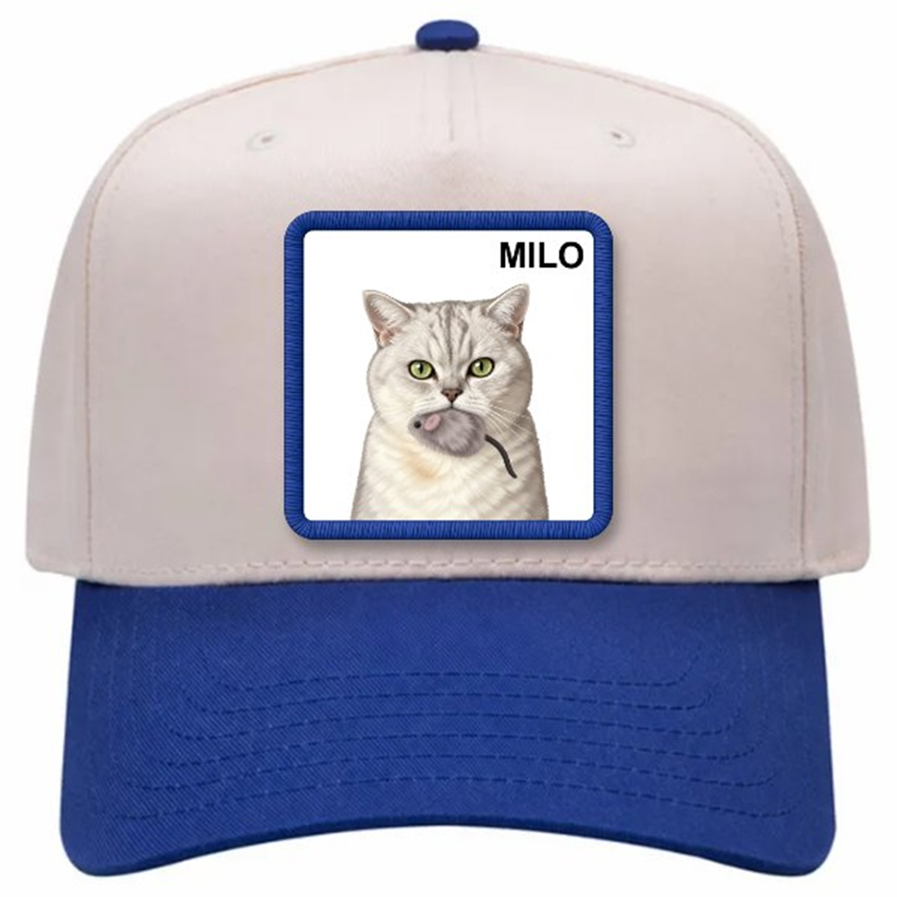 Personalized Vintage Pet Portraits Trucker Hat Pet Lover Gifts
