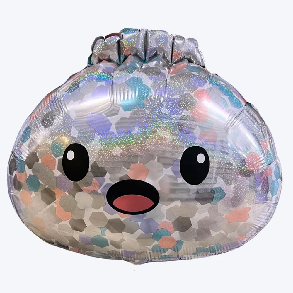 Cute Dumpling Balloons Bao Bun Kawaii Glitter Squishy Party Decor a Little Dumpling Is on the Way Dumpling Birthday