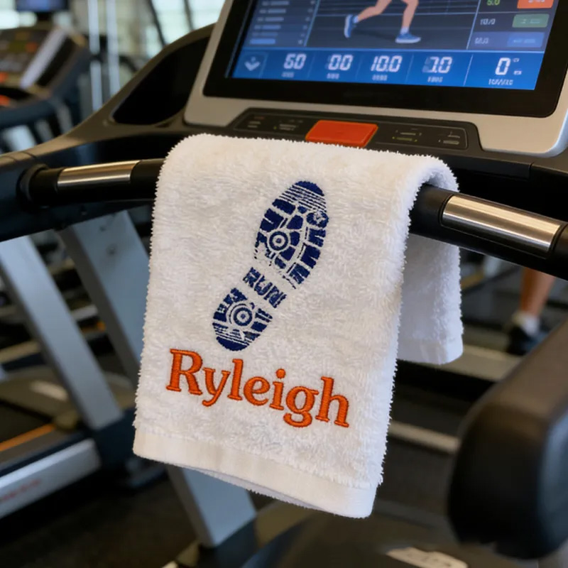 Personalized GYM Towel Sports Embroidered Running Towel Hand Towel Workout Fitness Runner Gym Lover Gift