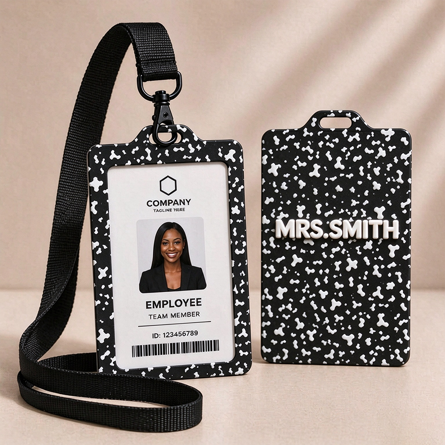 Personalized 3D Print Badge Holder Teacher Bundle Gift