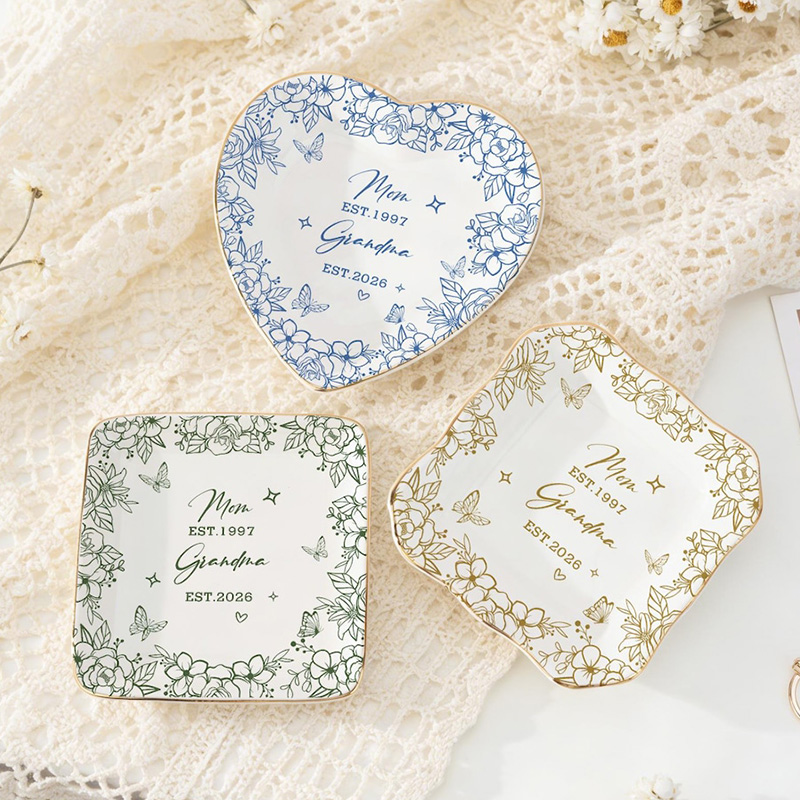 Personalized New Grandma Ring Dish First Time Grandma Gift Mothers Day Gift for Nanny Pregnancy Announcement to Grandparents