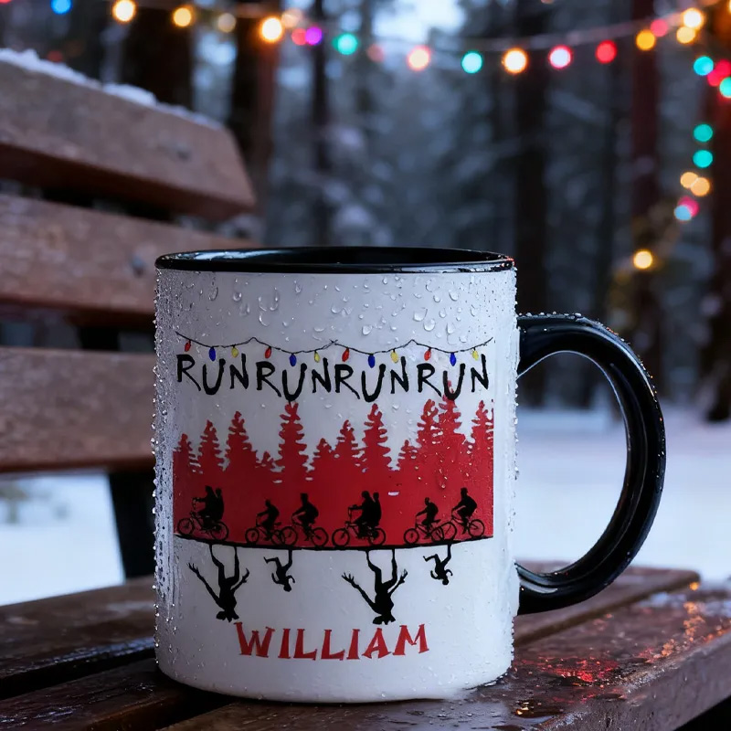 Personalized Christmas Things Cyclist Coffee Mug Funny Bicycle Gift Lover Mug Cyclist Gift Mountain Biker Gift Cycling Gift Bike Gift Bicyclist Mug Colour Options Available