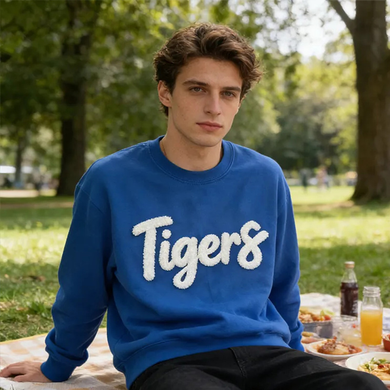 Personalize Your Cozy Sweatshirt with Custom Team Name and Embroidery