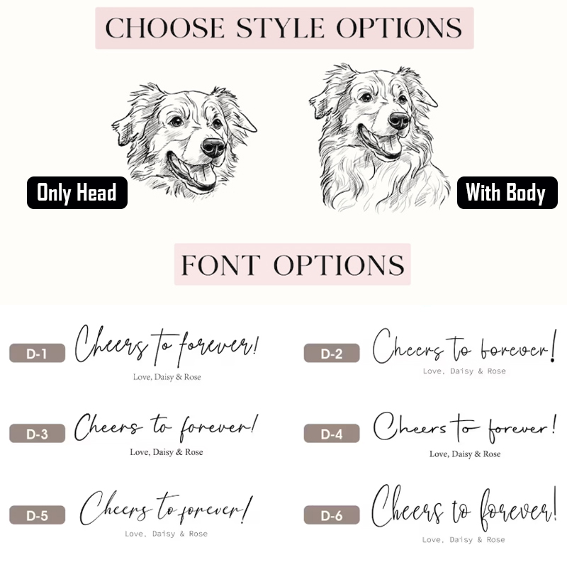 Personalized pet portrait personalized name cute dog and cat drawing party celebration Drinks On Us Cocktail Napkins