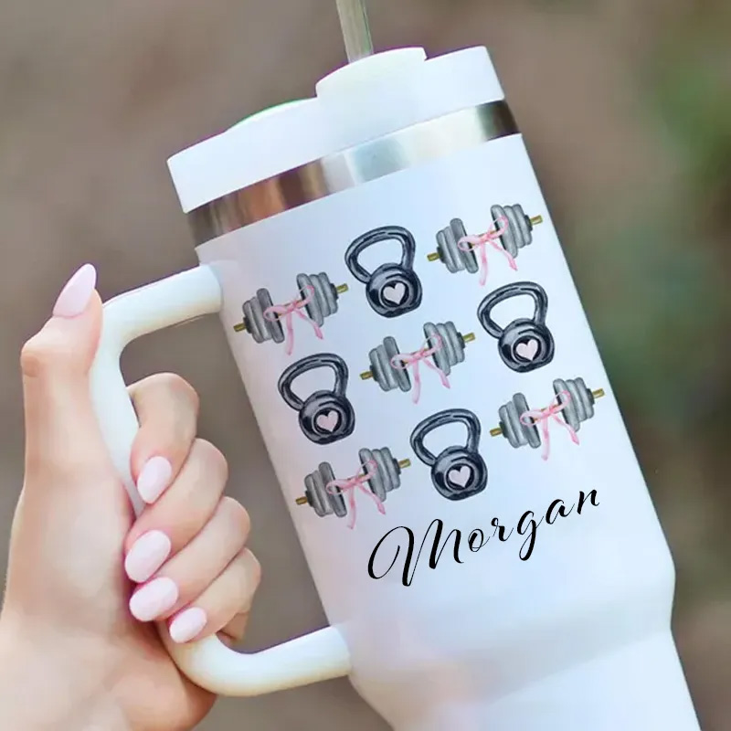 Personalized Workout Tumblers Gift for Fitness Lover Mug Custom Gym Friend Gift for Gym Lovers