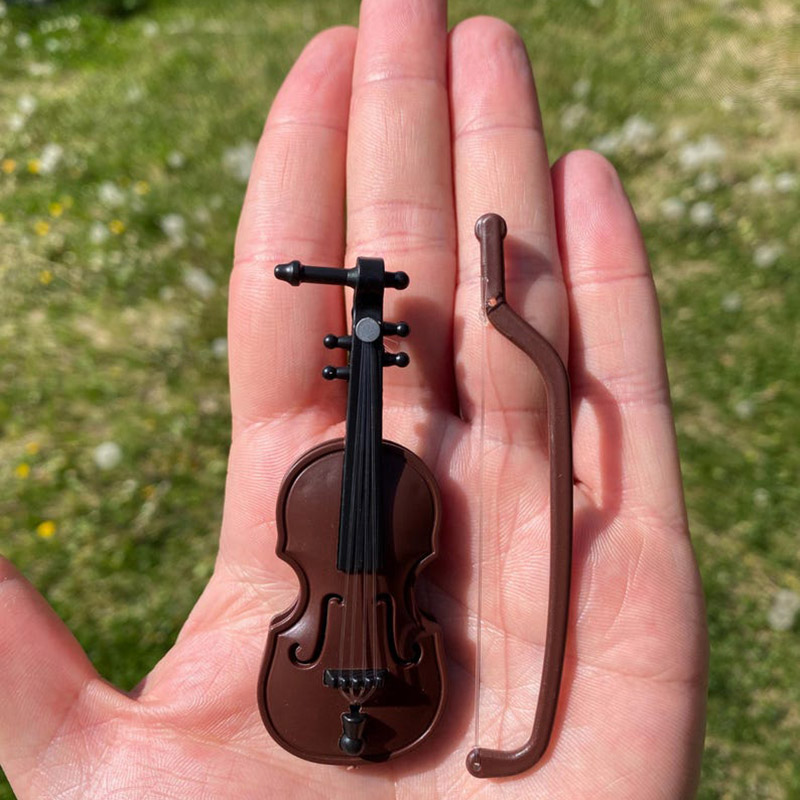 Personalized World's Tiniest Violin Funny Gift Customize the Back with Name or Text White Elephant Gifts Mini Novelty Joke World Smallest Violin for Kids Music Lovers Friends for Birthday Christmas Performance