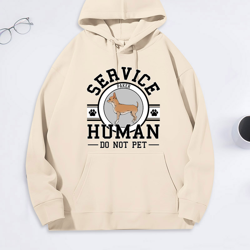 Personalized Dog Lover Service Human Classic Hoodies