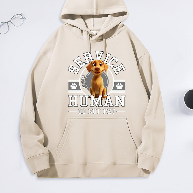 Personalized Dog Lover Service Human Cartoon Classic Hoodies