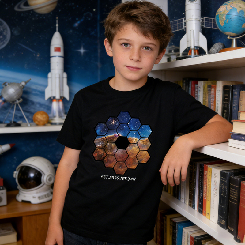 Personalized Telescope Universe Photograph Astronomy Gifts Women in Science Shirt Space Lover Shirt for Geek Lover