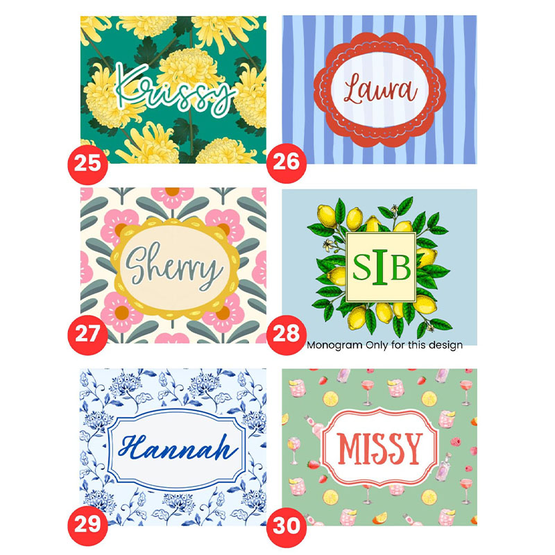 Personalized Mahjong Card Cover and Plastic Sleeve for Large Card National Mahjong League Card Protector Custom Monogram Mahjong Gift