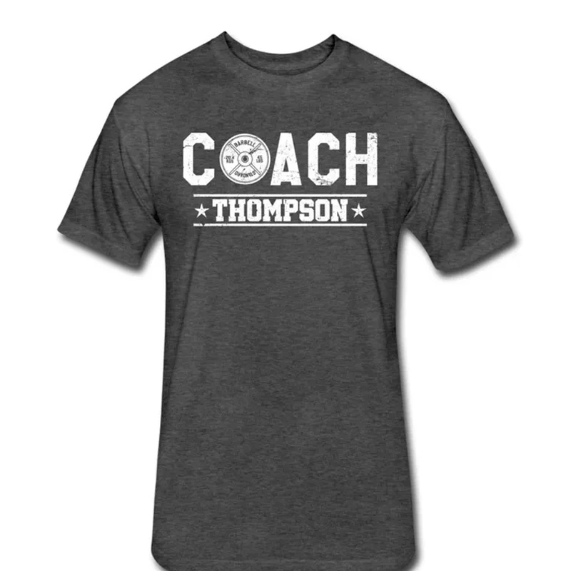 Personalized Weightlifting Couple Classic T-Shirt with Name Weightlifting Gift Bodybuilding Powerlifting for Gym Lover