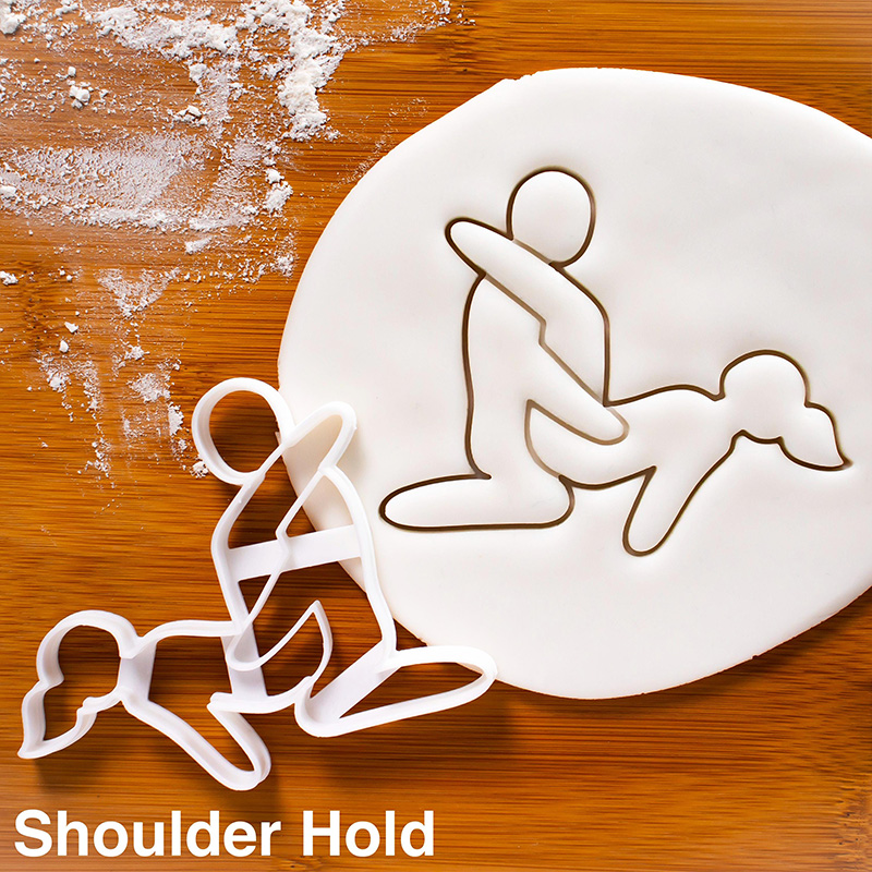 Personalized Funny Sex Position Cookie Cutters Valentine's Day Gift for Couple