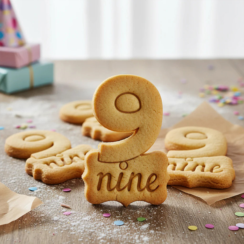 Personalized Sport Birthday Cookie Cutter Sports Shape for Kids and Sport Fans