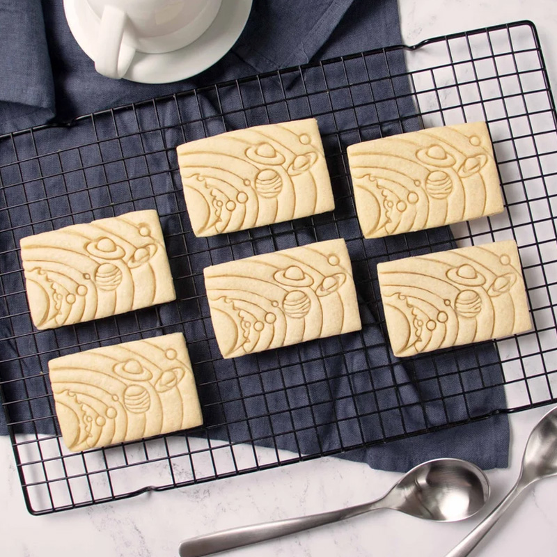 Personalized Solar System Cookie Cutter Space Galaxy Planets 3D Printed Baking Tool Craft Stamp for Geek Lover