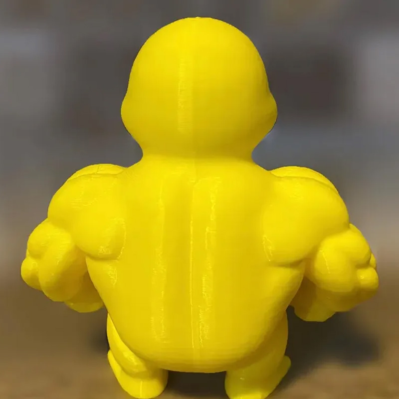 Personalized 3D Printed Muscle Body Builder Duck Desk Decor Birthday Hilarious Fitness Gift for Friends Gym Rat Gym Lovers