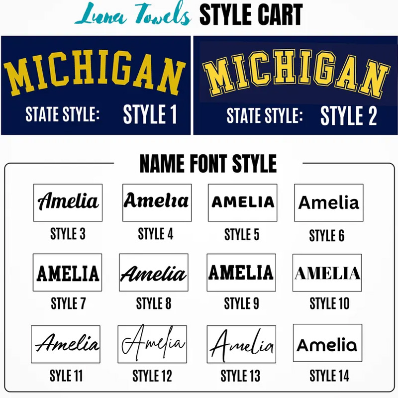 Personalized College Beach Towel Custom Name University Logo Pool Swim Team Sports Graduation Gift for Students