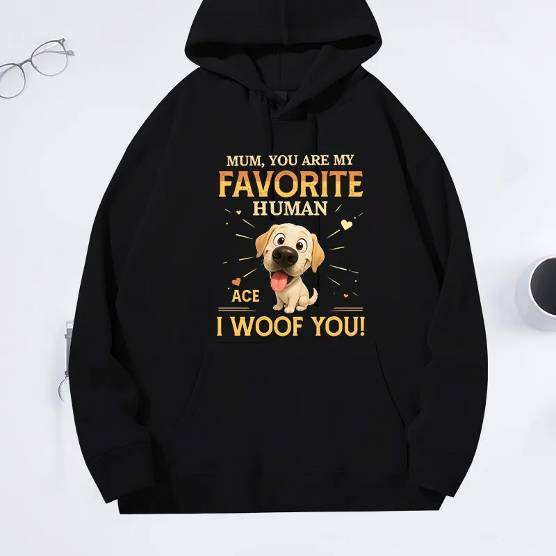 Personalized Dog Lover Favorite Human Dog Mom Hoodies