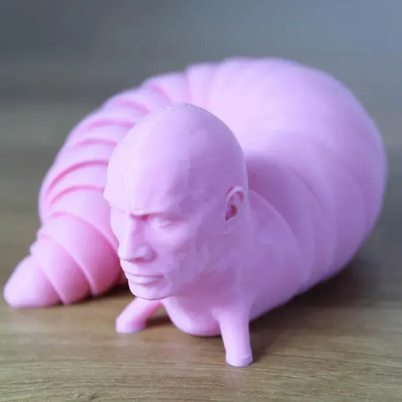 Personalized 3D Printed The Rock Fidget Slug Mucsle Man Gift for Friends Gym Rat Gym Lovers