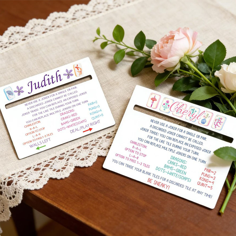 Acrylic Mahjong Line Reader Mahjong Accessories Mahjong Line Finder Mahjong Lover Gift Personalized Mahjong Gifts