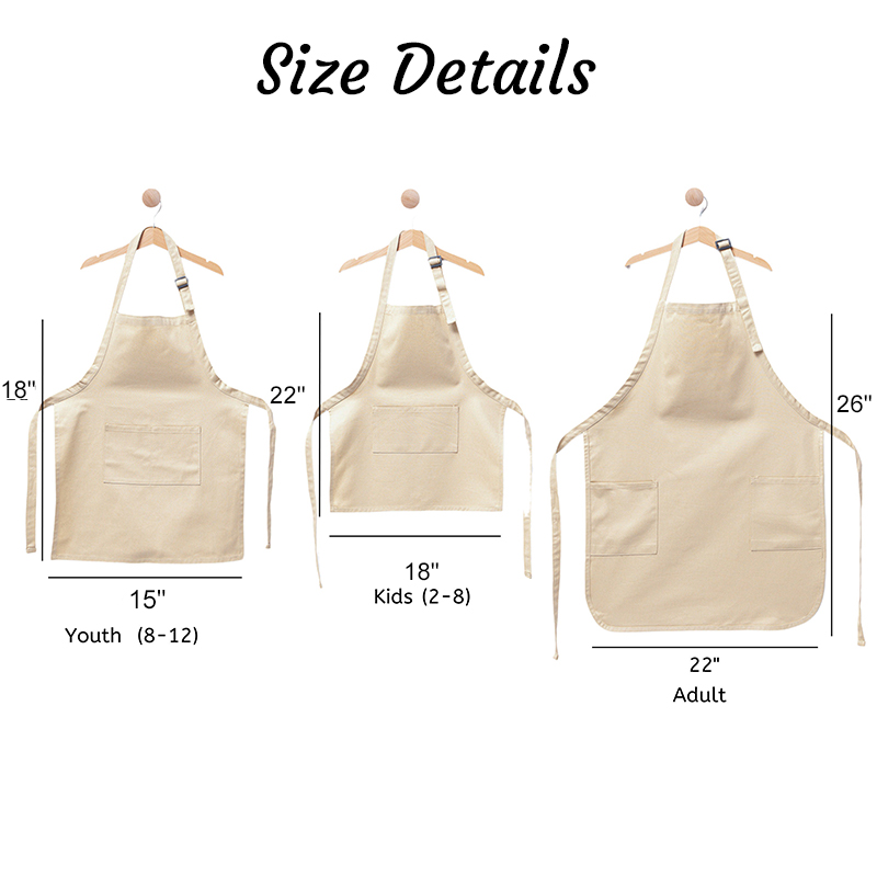 Personalized Mom & Kids Apron Custom Matching Aprons with Pockets Matching Apron Set Mommy and Me Gift 