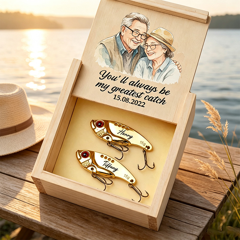 Personalized You Are My Greatest Catch Couple Custom Fishing Lure